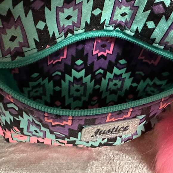 Justice Mini Backpack with Pompom - Picture 3 of 8